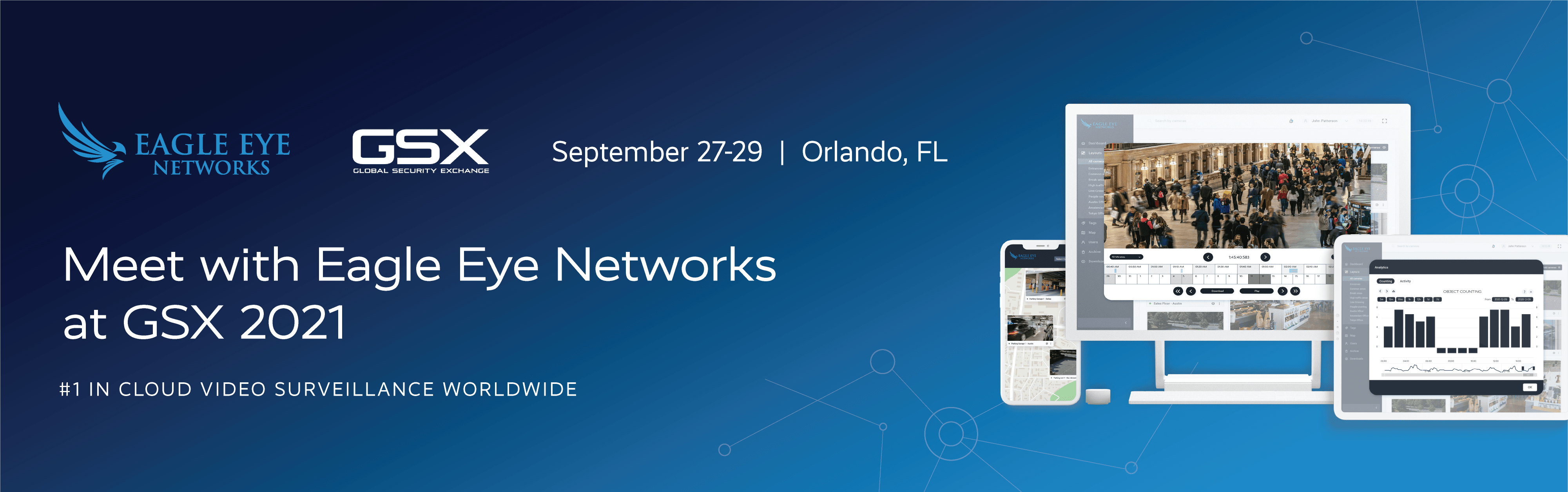 Meet with Eagle Eye Networks at GSX 2021 Meet with Eagle Eye Networks at GSX 2021