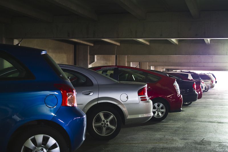 Use license plate recognition to identify cars